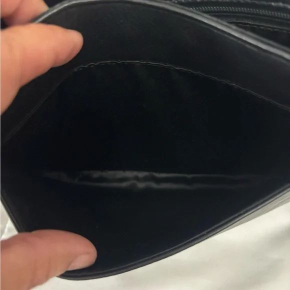 Coach Black Crossbody Bag with Silver Detail - Picture 8 of 11